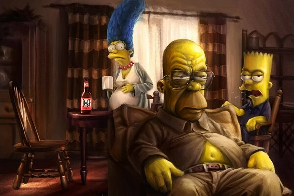 Les Simpsons à la maison