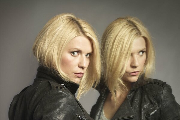 Claire Danes y Carrie Mathison de la serie