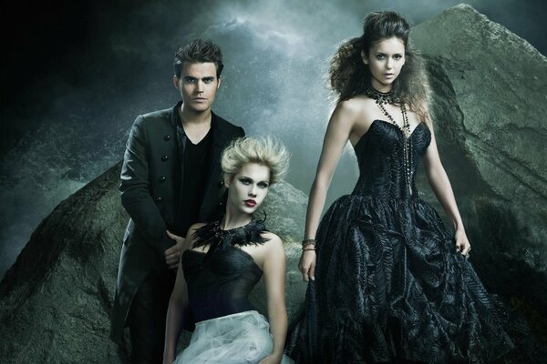 Héros de la série «vampire Diaries»