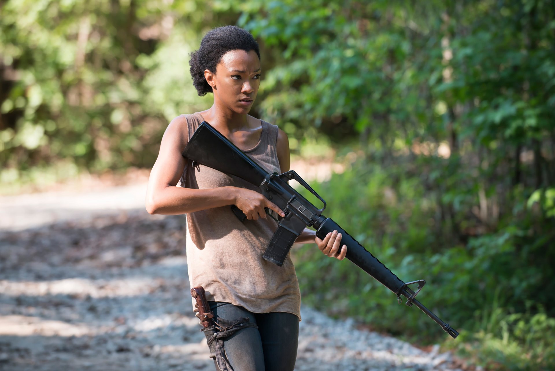 sonicua martin-green sasha the walking dead stagione-5 episodio-2