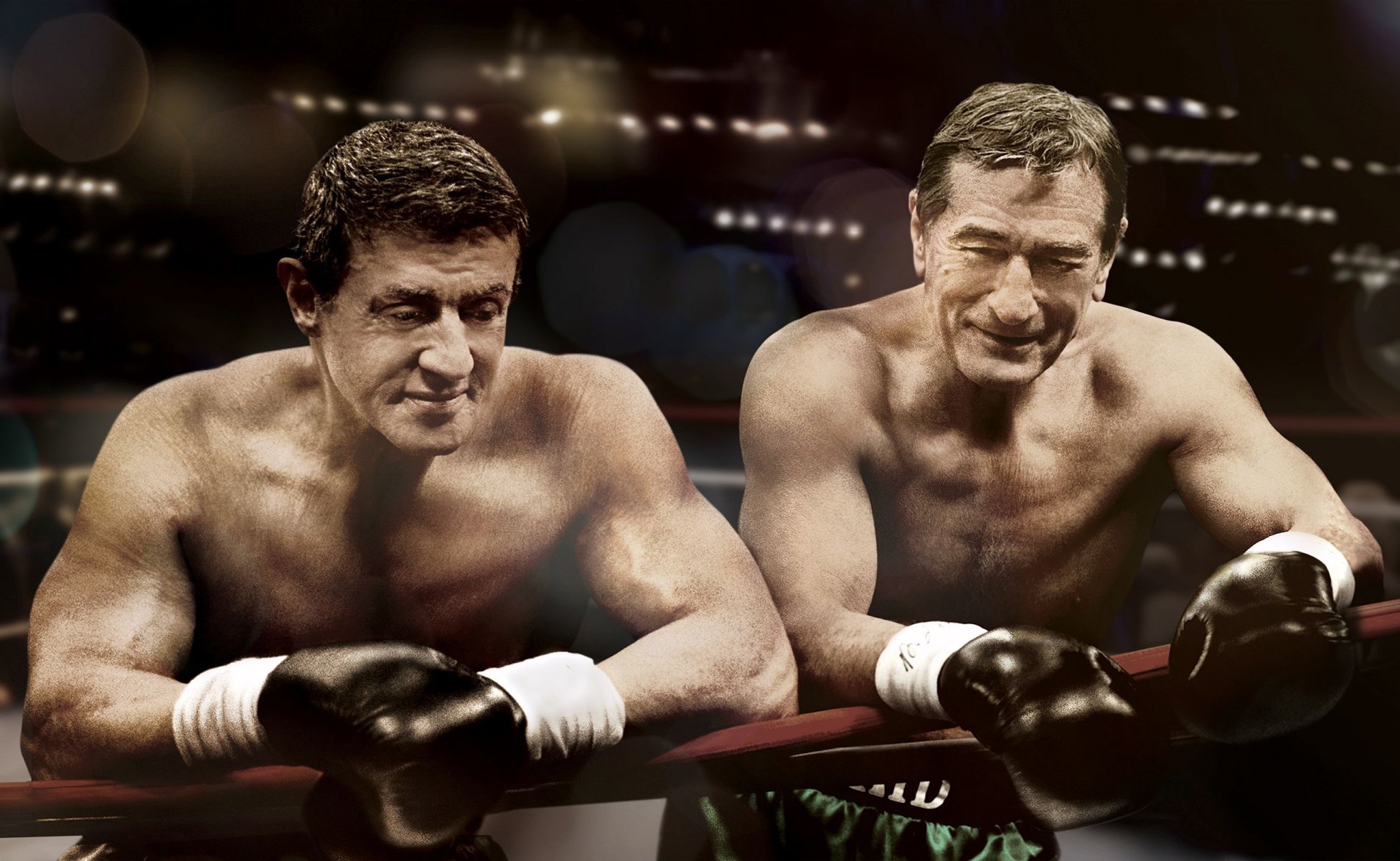 downhole revenge grudge match robert de niro sylvester stallone boxers gloves ring boxing