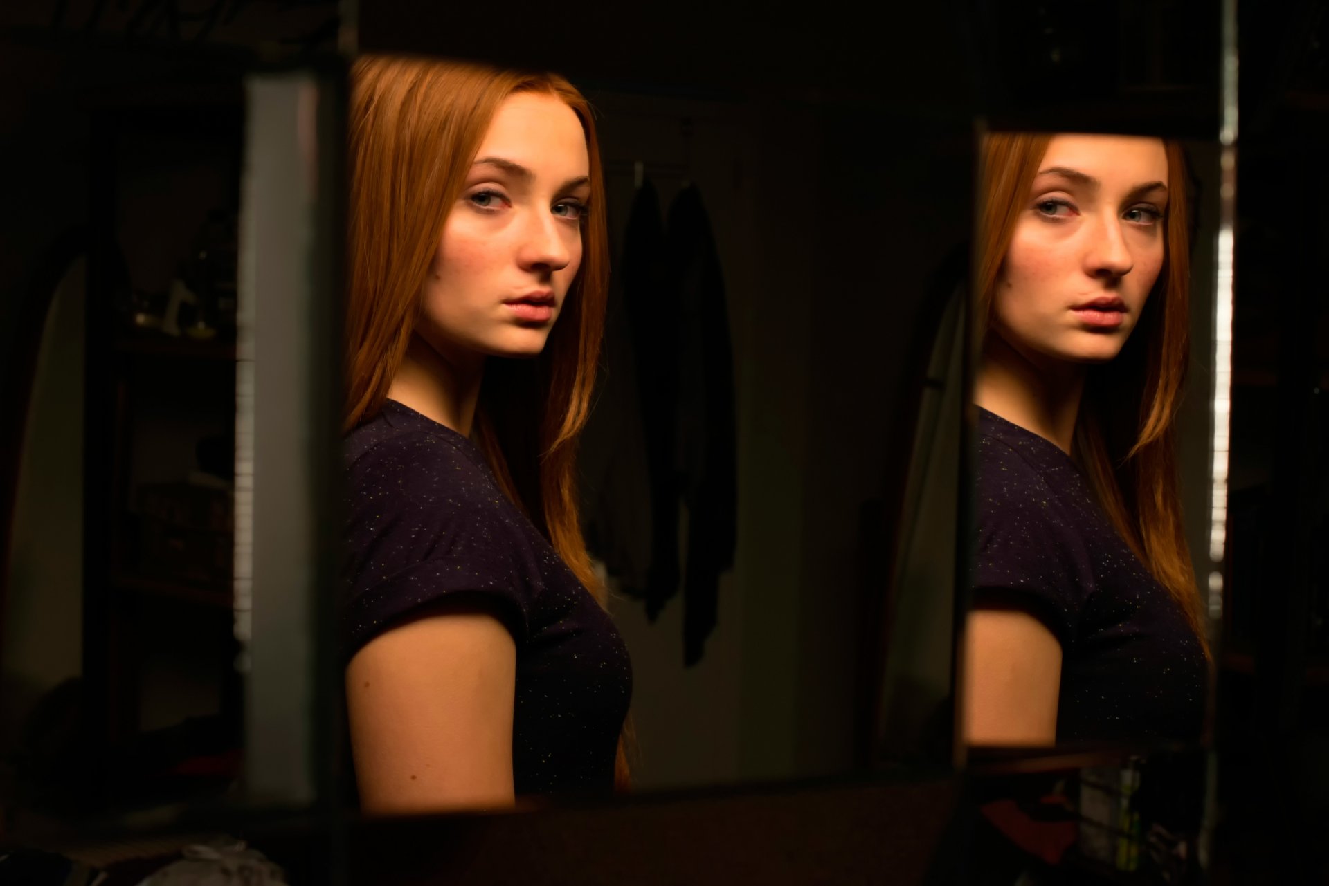 another me sophie turner panda eye