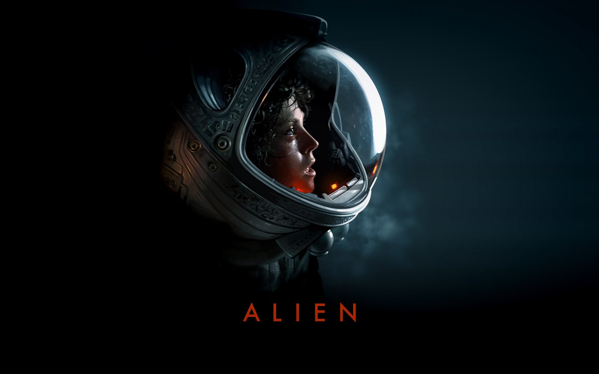 alien alien sigourney weaver ellen ripley cult science fiction thriller background