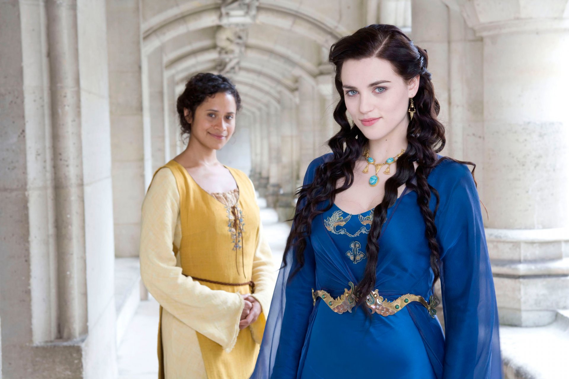 angel coulby gwen katie mcgrath morgana merlin