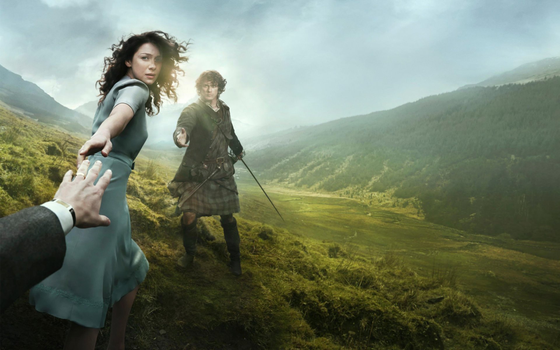 outlander caitriona balfe stranger tv series 2014 fiction drama romance if the past becomes the future