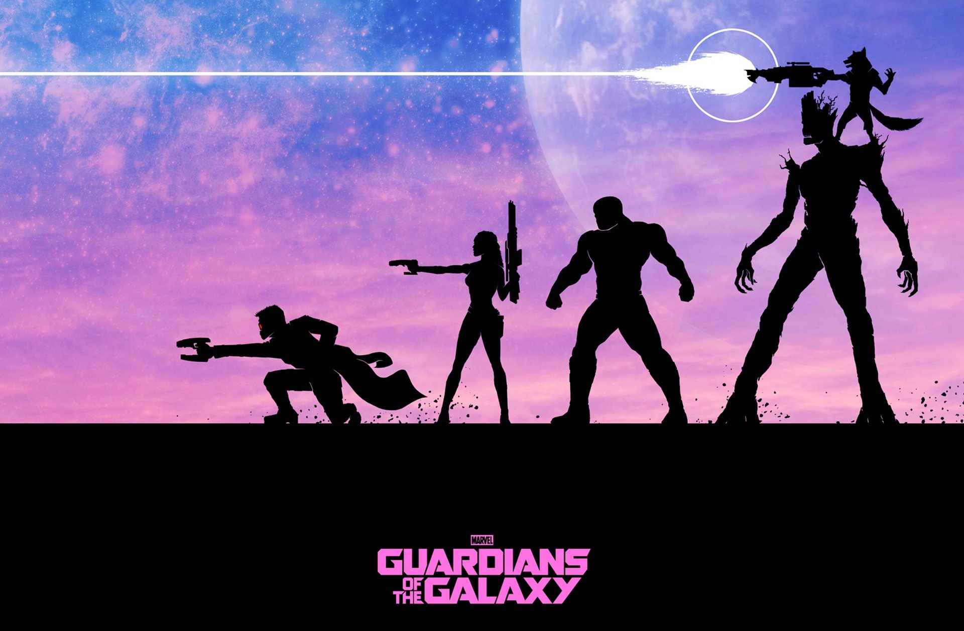 guardianes de la galaxia peter quill star-lord gamora drax destructor groot cohete