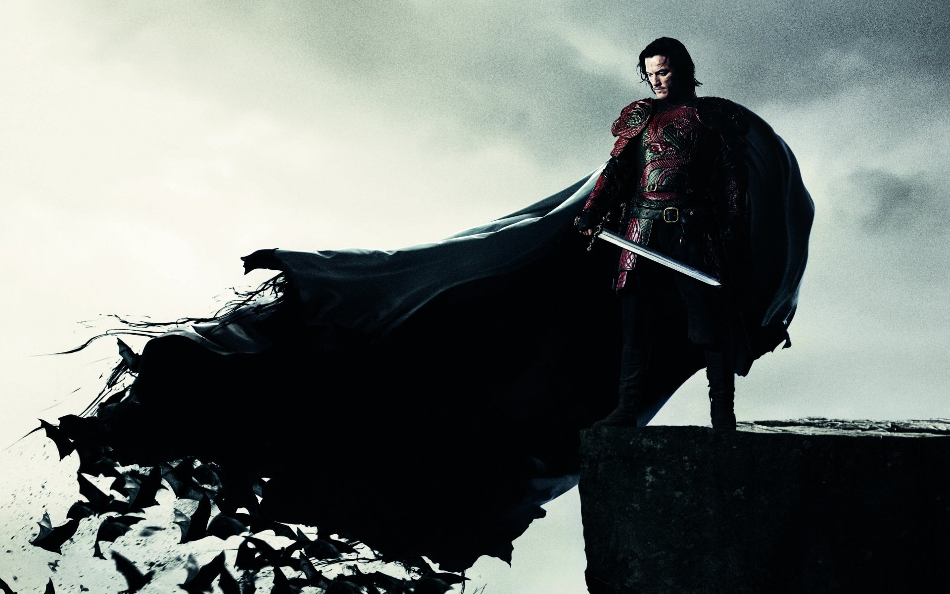 dracula dracula untold fantasy luke evans vlad vampire épée armure rock chauves-souris