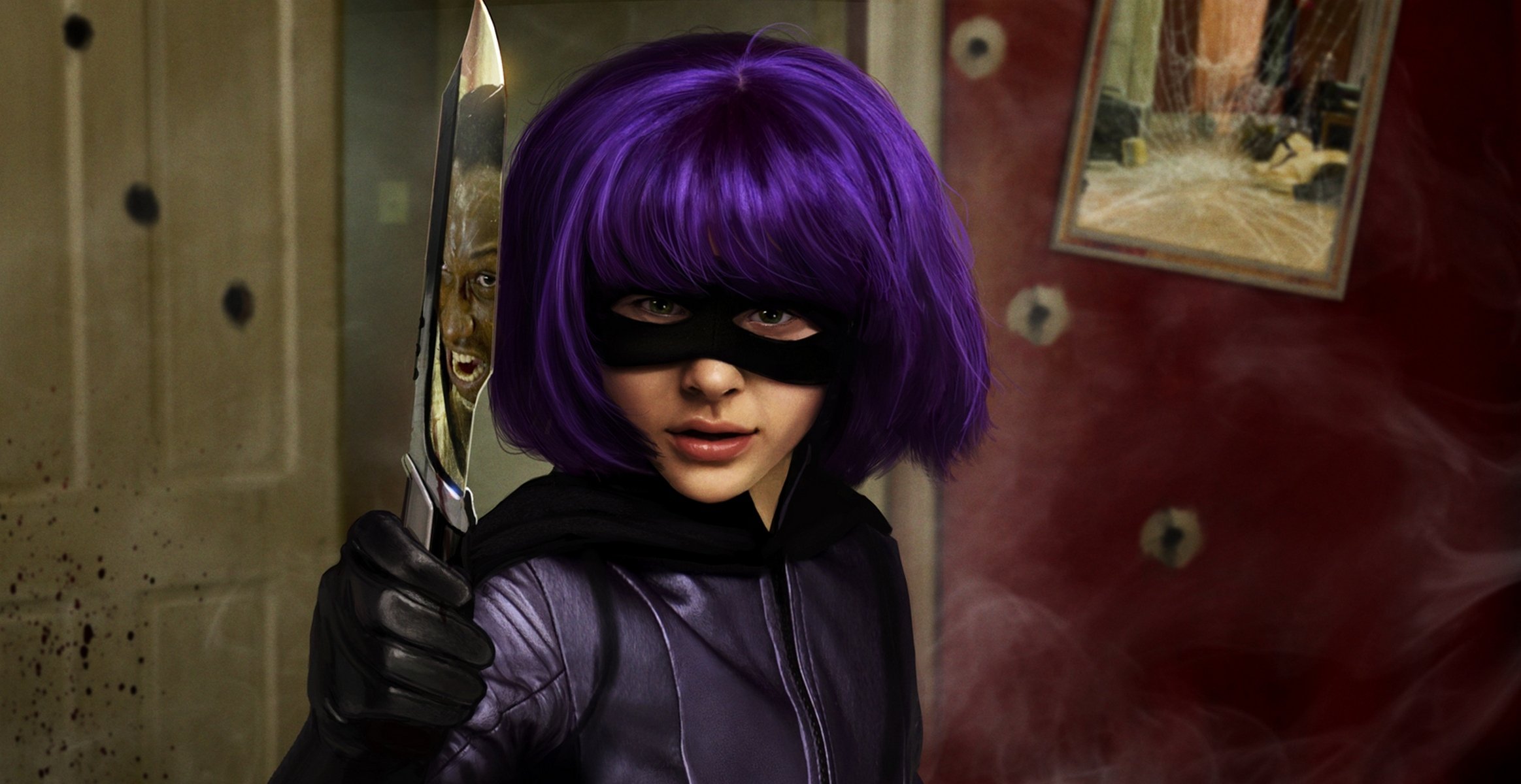 patear el culo chloe moretz asesino hit-girl película comedia parodia máscara chica actriz