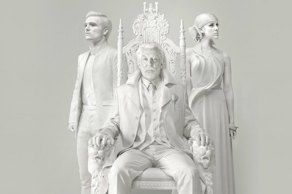 Frammento di Hunger Games: il trono e tutto in bianco