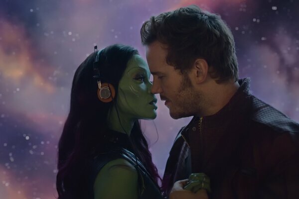 Chris pratt and zoe saldana