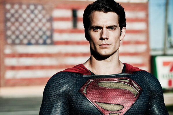 Henry Cavill jako Superman portret fotograficzny