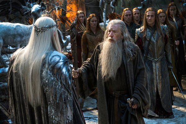 Foto dal film Lo Hobbit Gandalf