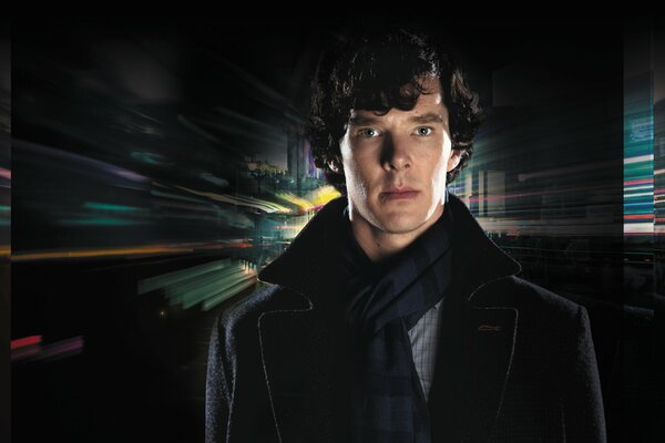 Foto della terza stagione della serie Sherlock Holmes .