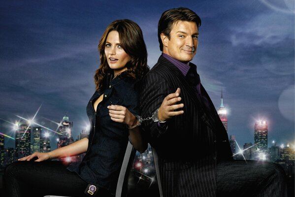 Die Hauptfiguren der Serie Castle