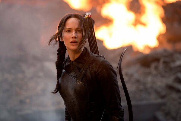 Hunger Games avec une belle actrice