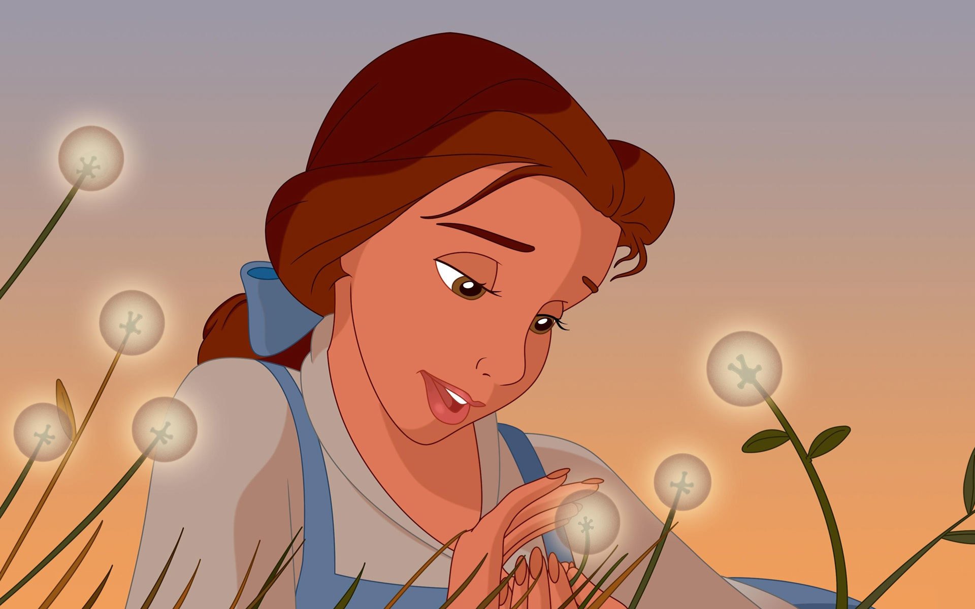 beauté et bête beauté et la bête disney dessin animé belle fleurs pissenlits