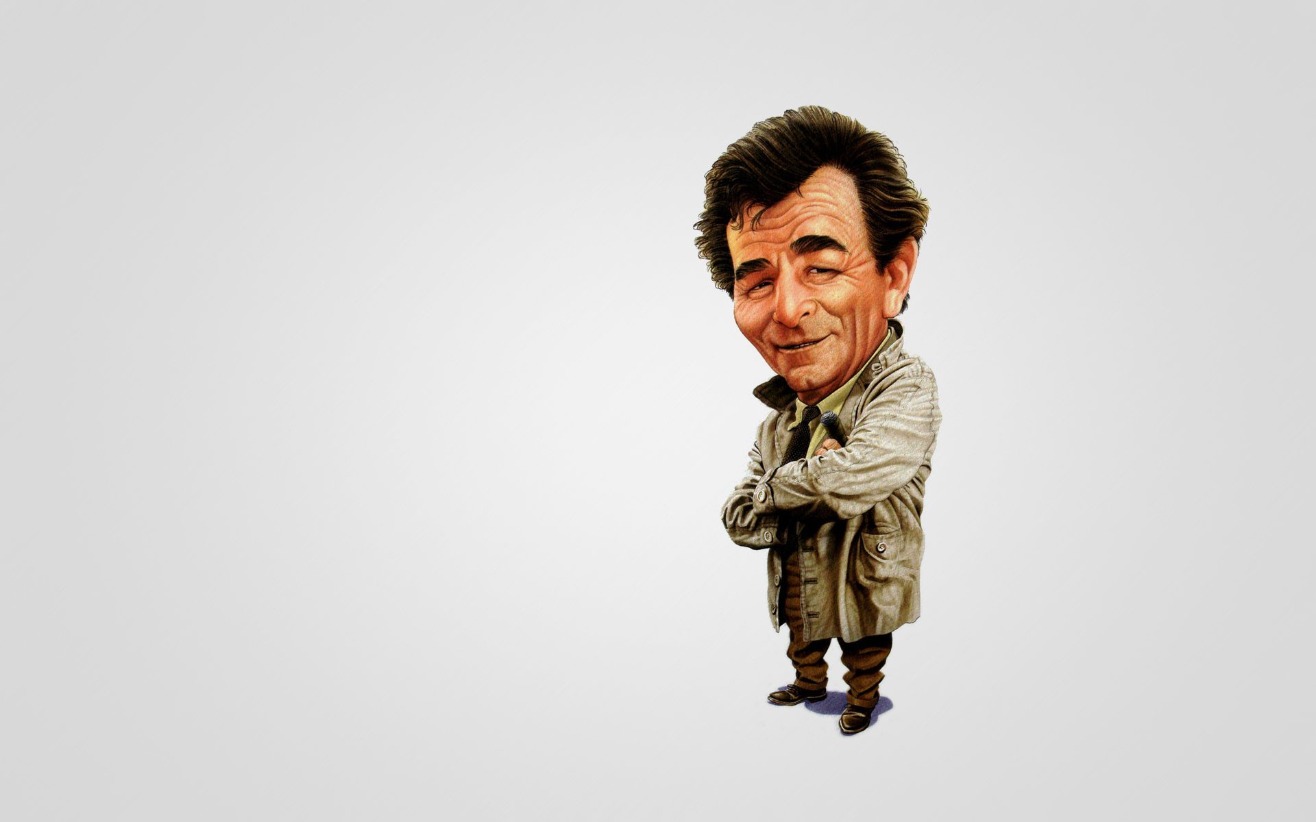 columbo peter falk cygaro płaszcz sztuka uśmiech