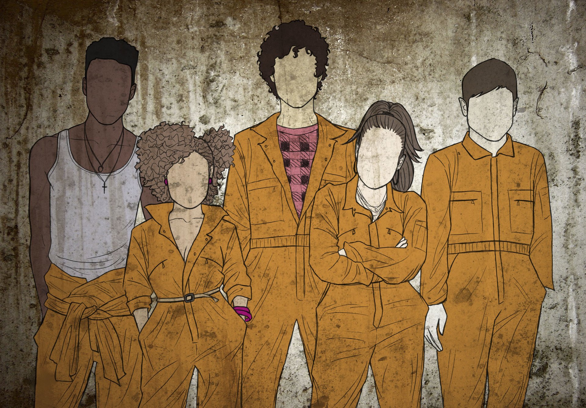 misfits tv series picture art debri