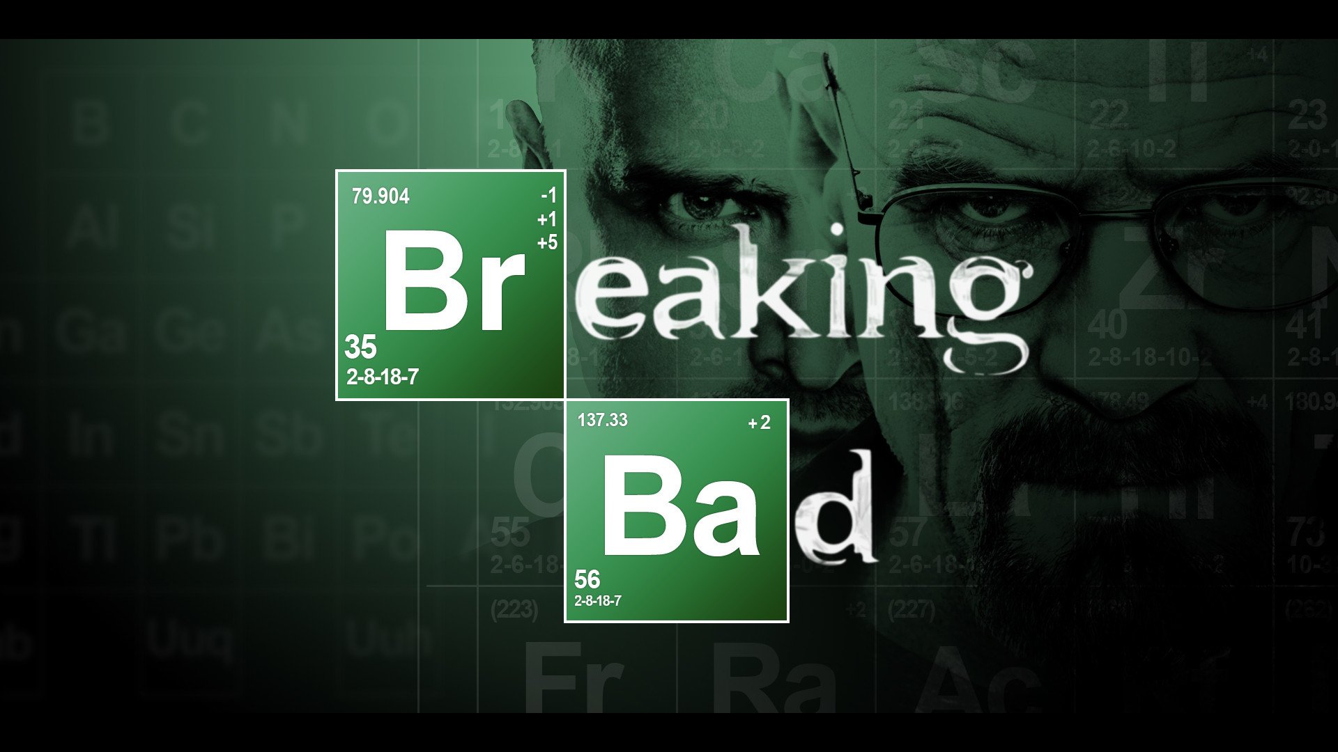 dans tous les cas briser le mauvais walter white jesse pinkman meth méthamphétamine série télévisée tableau périodique