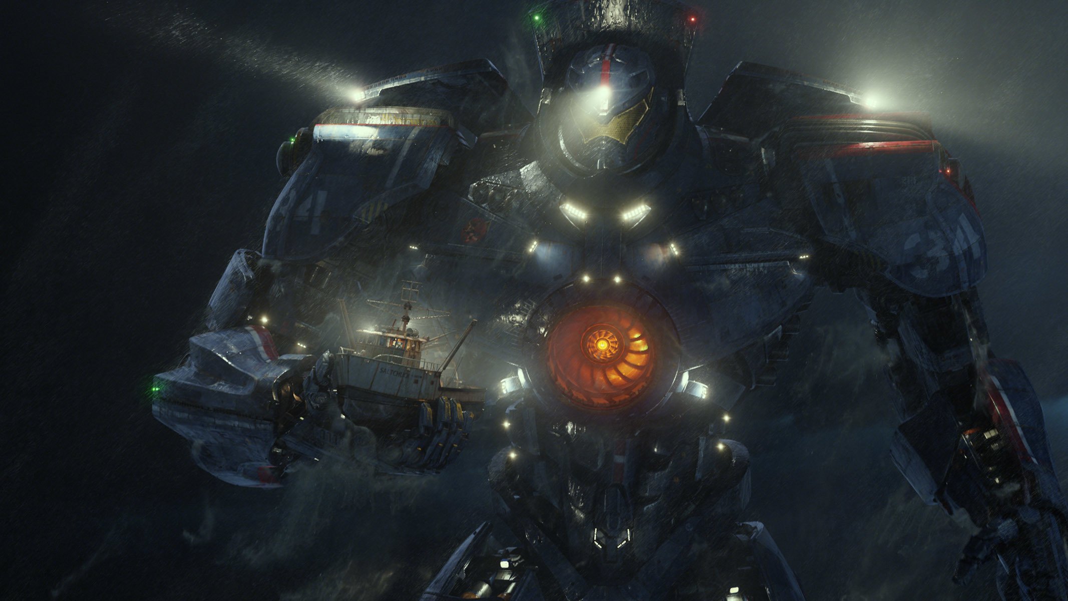 pacific rim pacific rim robot tramp ship