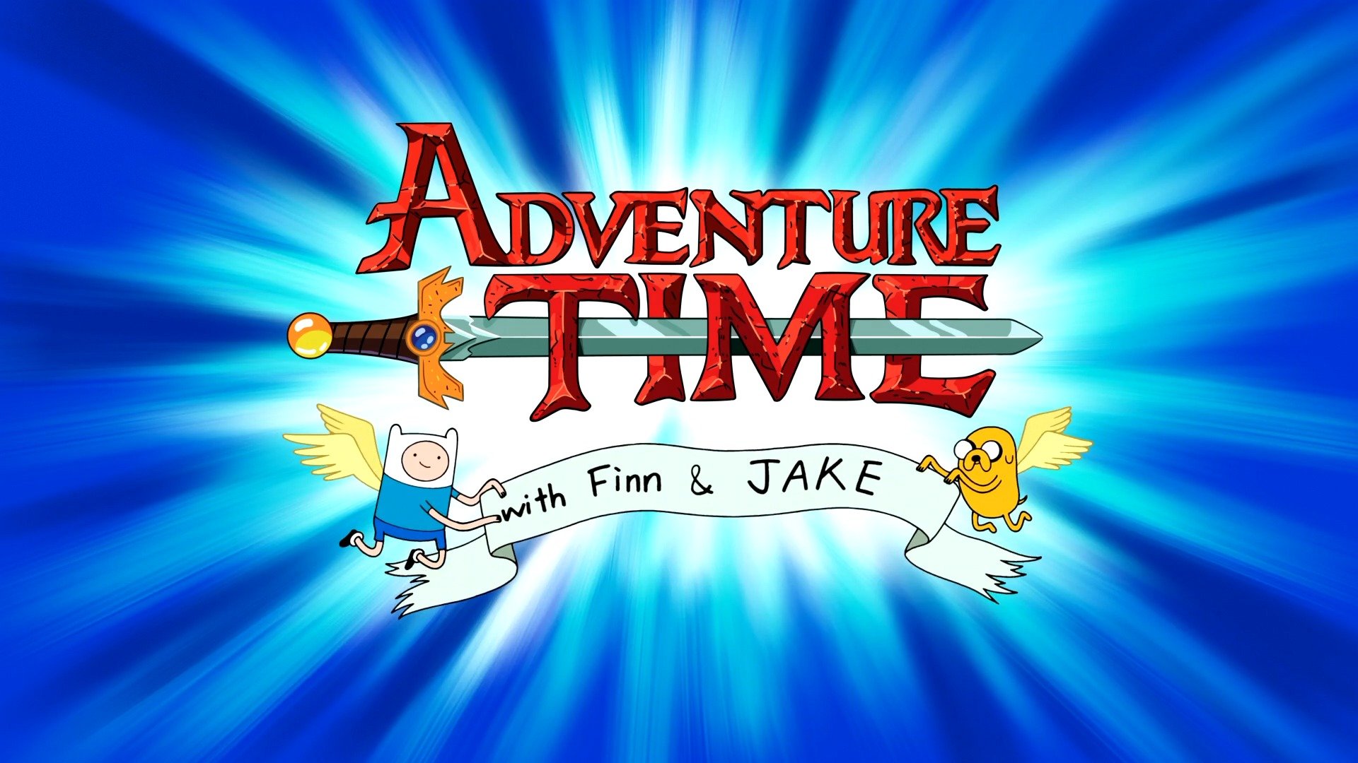 temps d aventure temps d aventure économiseur d écran finn jake avec finn et jake épée ailes inscription