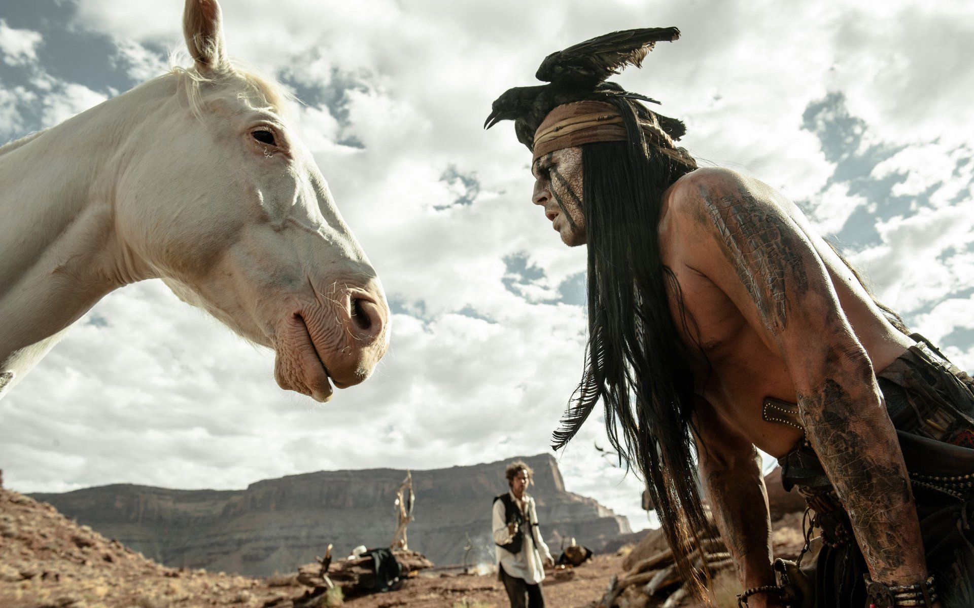 lone ranger johnny depp wilder westen western pferd