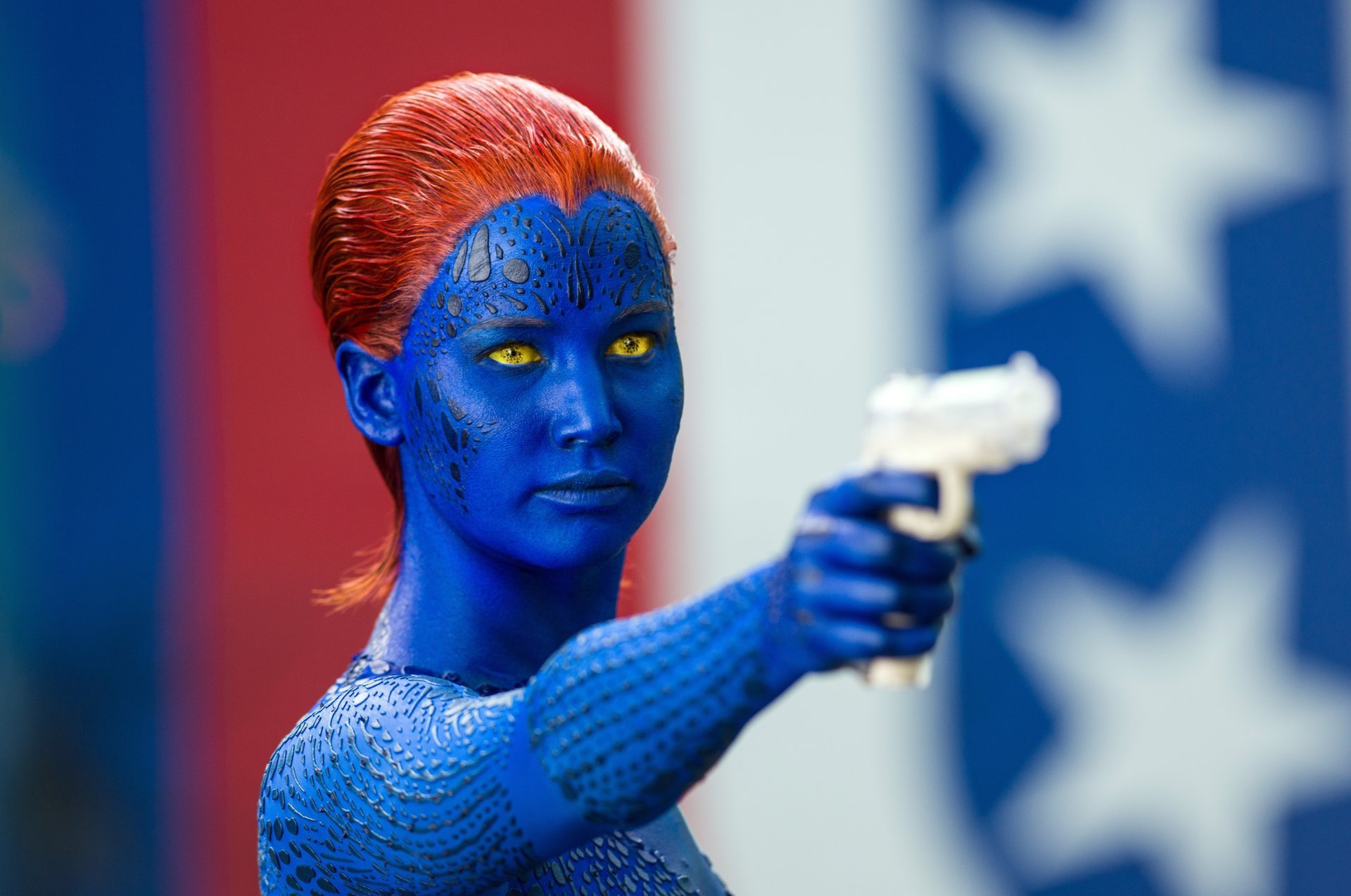 mística jennifer lawrence x-men días del futuro pasado