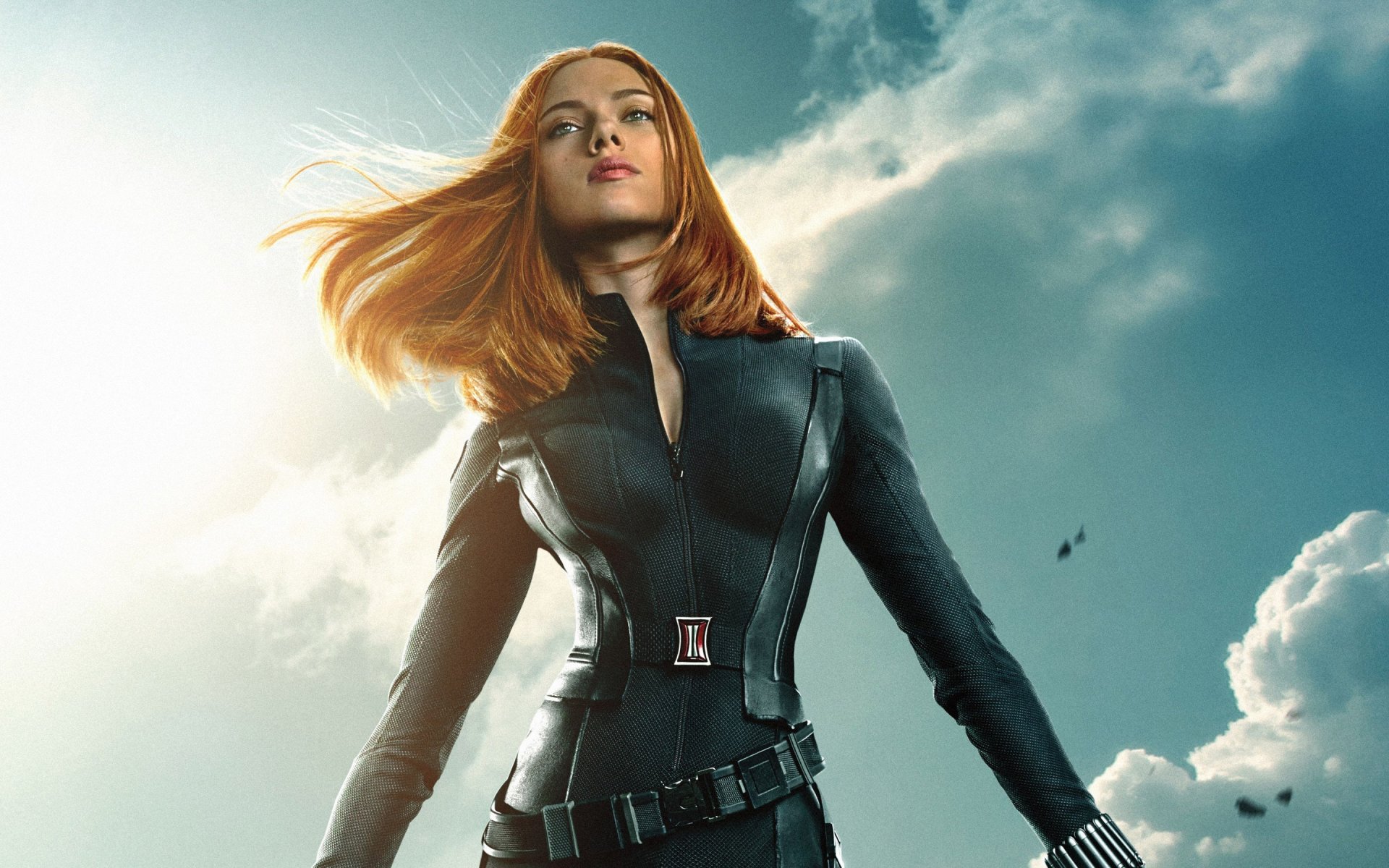 captain america winter soldier black window captain america 2 movie movie beginning in 2014 sky clouds female spy belt uniform linen glued special agent s.h.i.e.l.d. captain america scarlett johansson natasha romanov marvel 2014