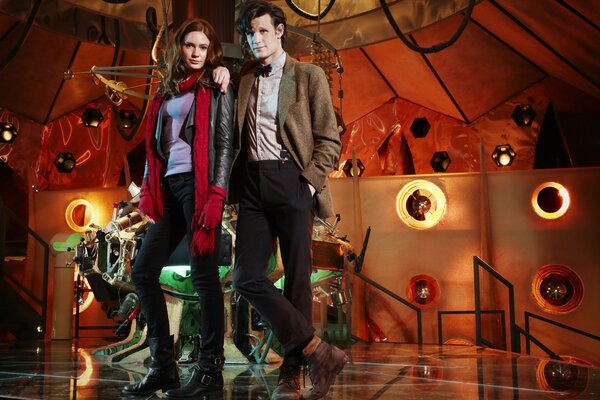 Photos of the heroes of the Doctor Who series