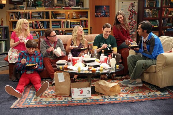 Escena de la serie the Big Bang Theory