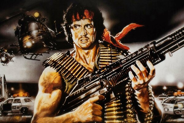 Sylvester Stallone, película de acción, First Blood