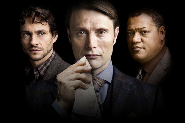 Cartel de la serie Hannibal Actors
