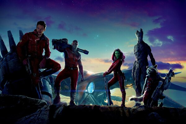 Les gardiens de la galaxie film Marvel