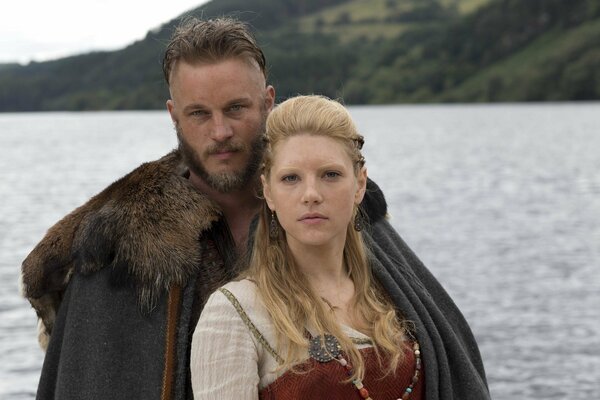 The main characters of the series Vikings