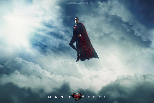 Henry Cavill im Film der Mann aus Stahl