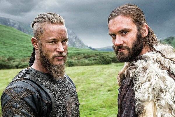 Photo du tournage de la série historique Vikings