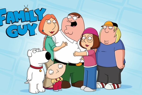 Family Guy composizione completa della famiglia