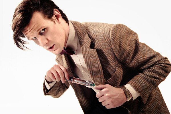 Matt Smith as a mysterious character