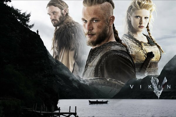 Héros de la série historique Vikings