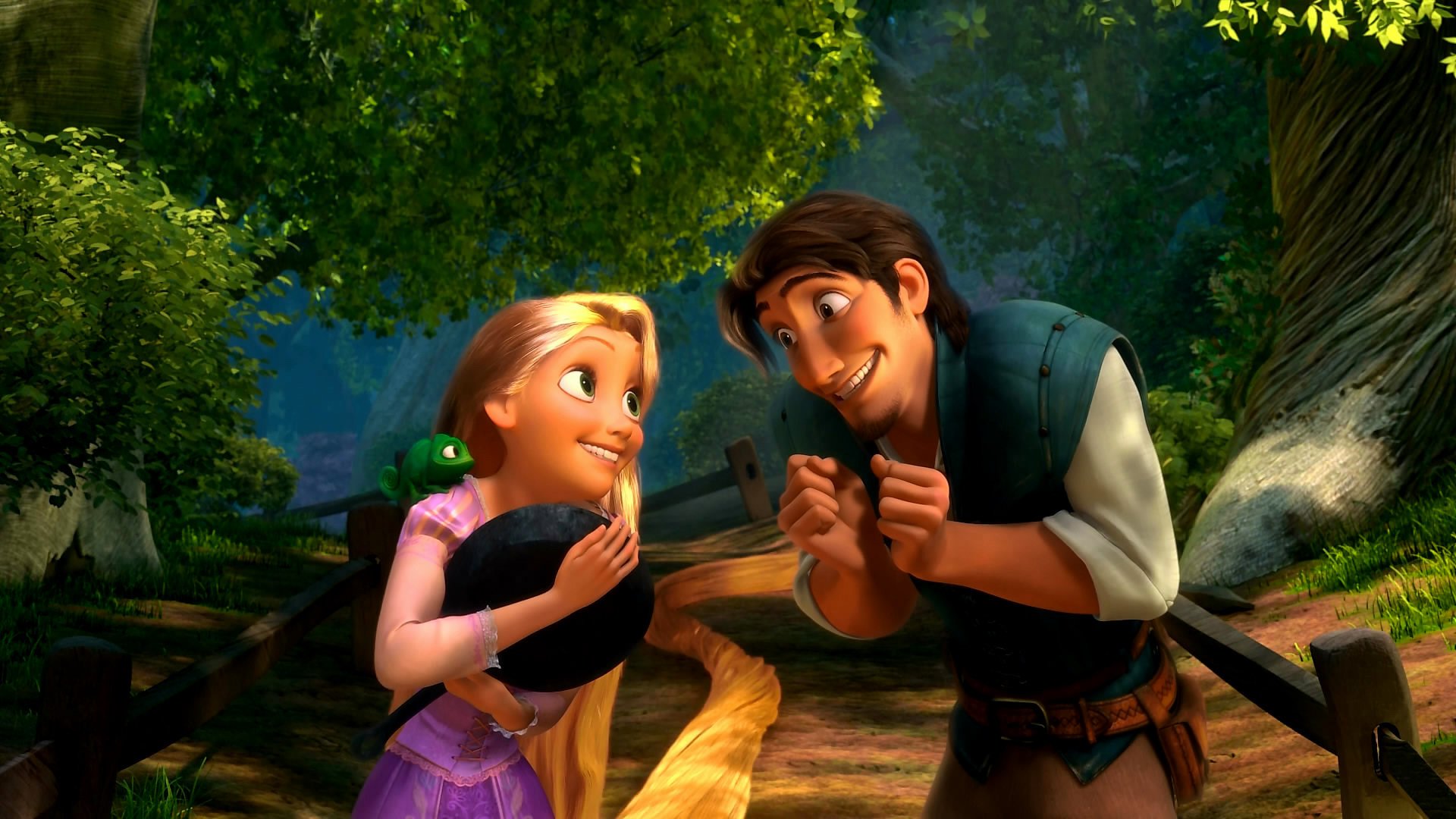 raiponce: une histoire confuse raiponce cheveux flynn rider