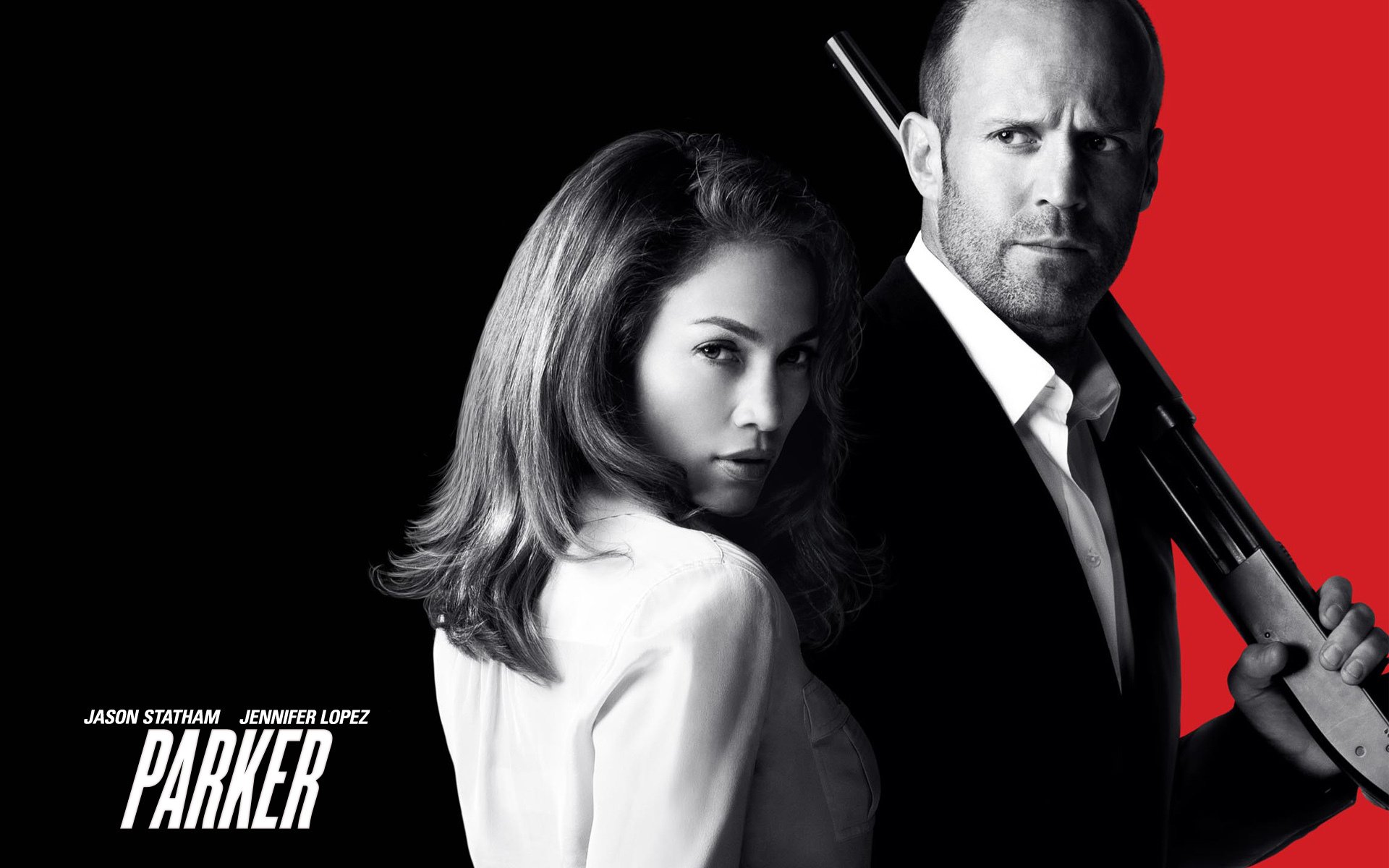 jason staten jason statham parker jennifer lopez red background black background