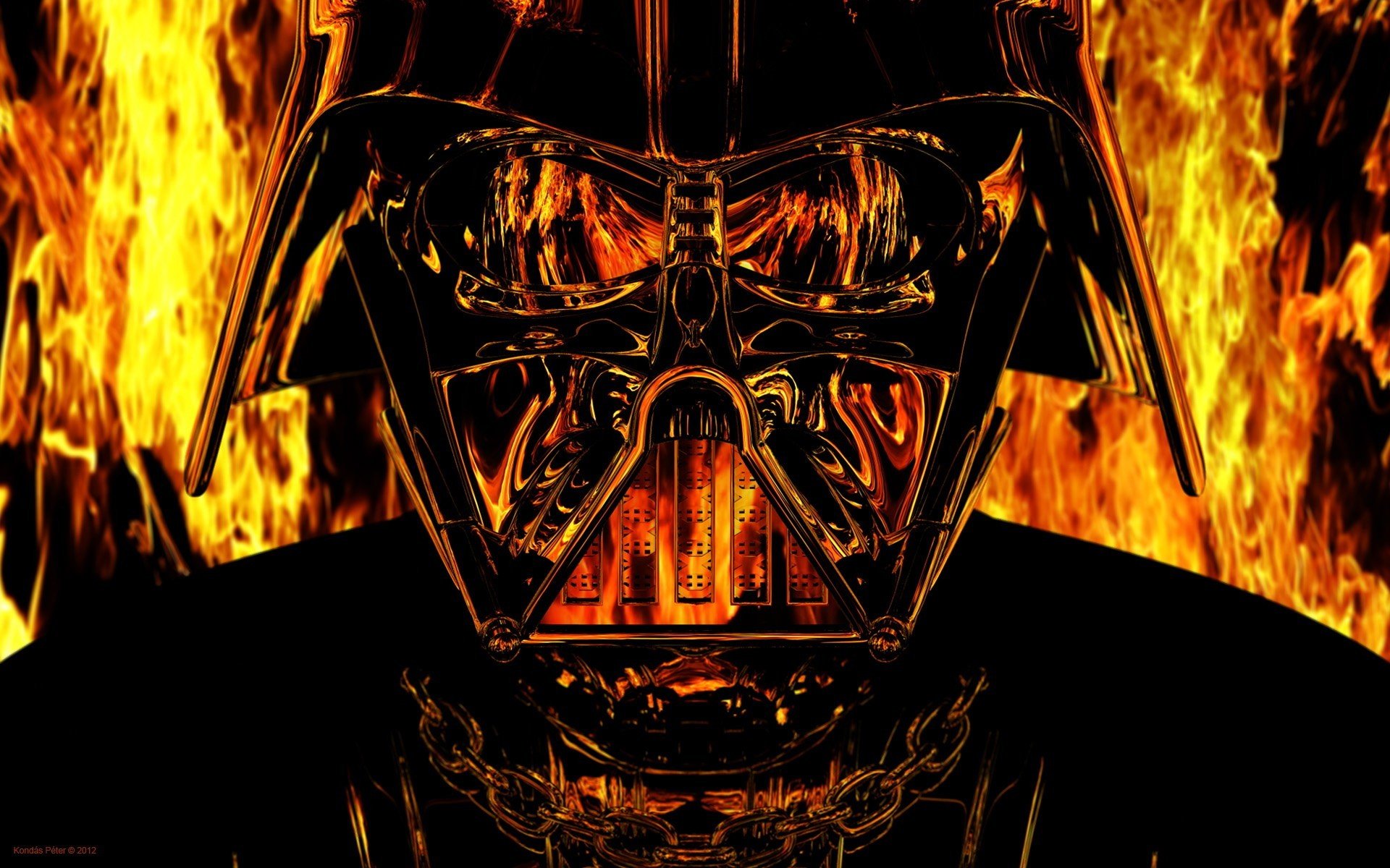 darth vader star wars reflexion helm