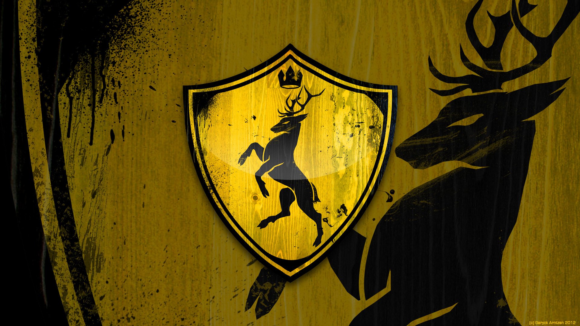 game of thrones le cronache del ghiaccio e del fuoco le cronache del ghiaccio e del fuoco serie tv libro baratheon stemma cervo corona corna nostro rabbia