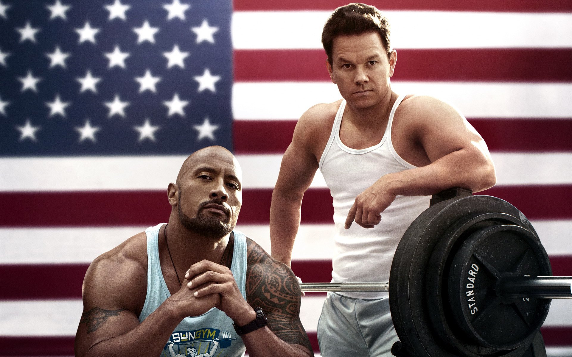 sang et sueur anabolisants douleur & amp; gain mark wahlberg daniel lugo dwayne johnson paul doyle drapeau amérique