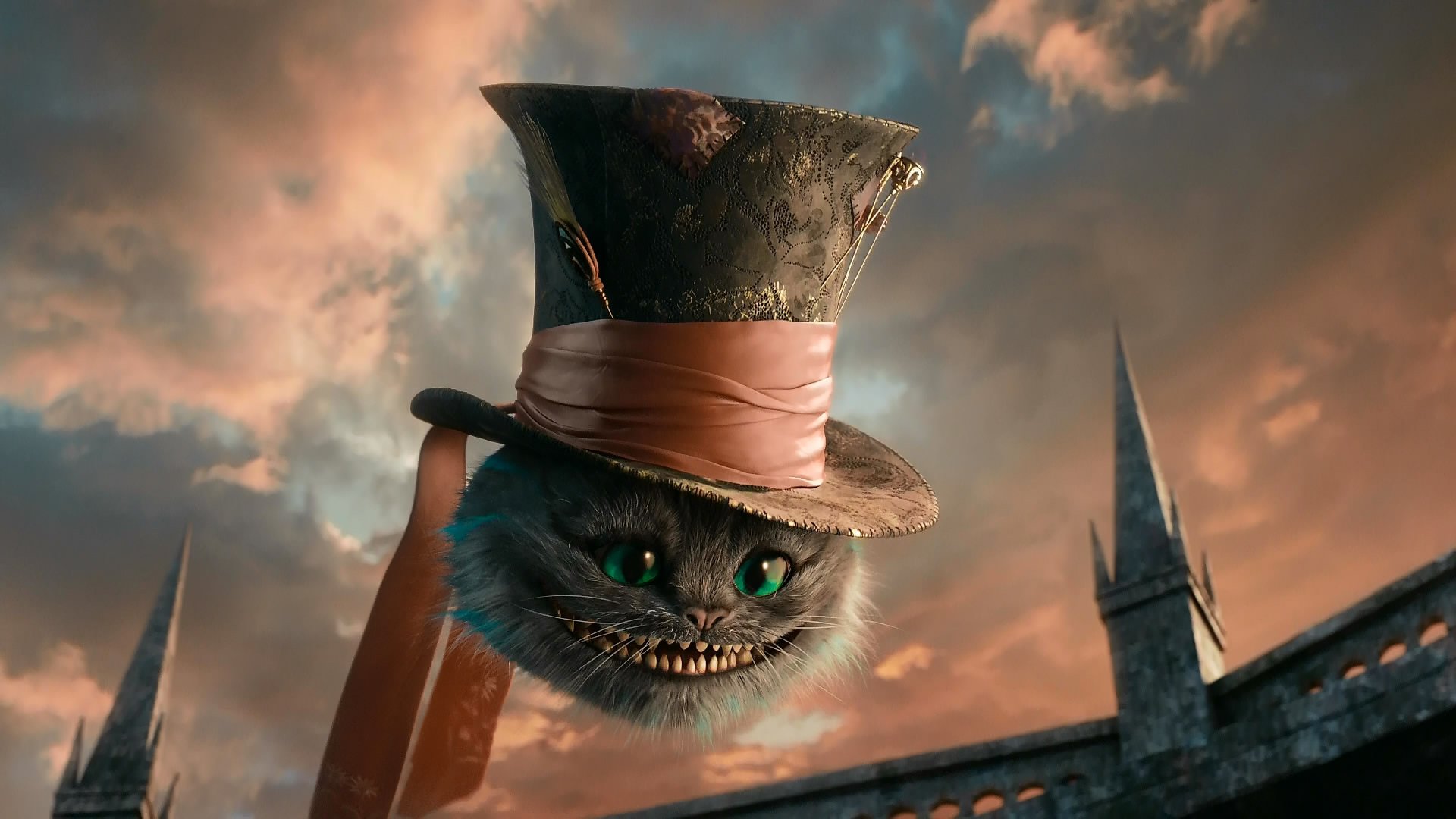 gato de cheshire alicia en el país de las maravillas cheshire gato sombrero