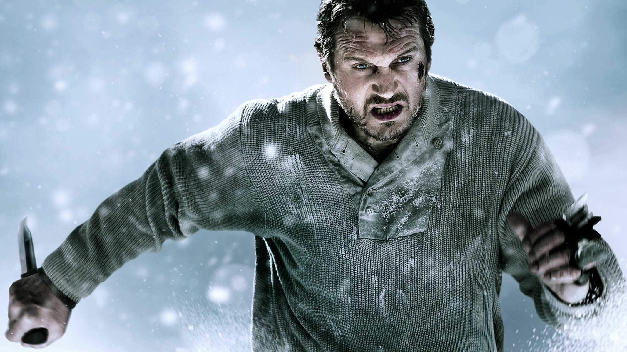 film mischia liam neeson coltello neve denota grigio