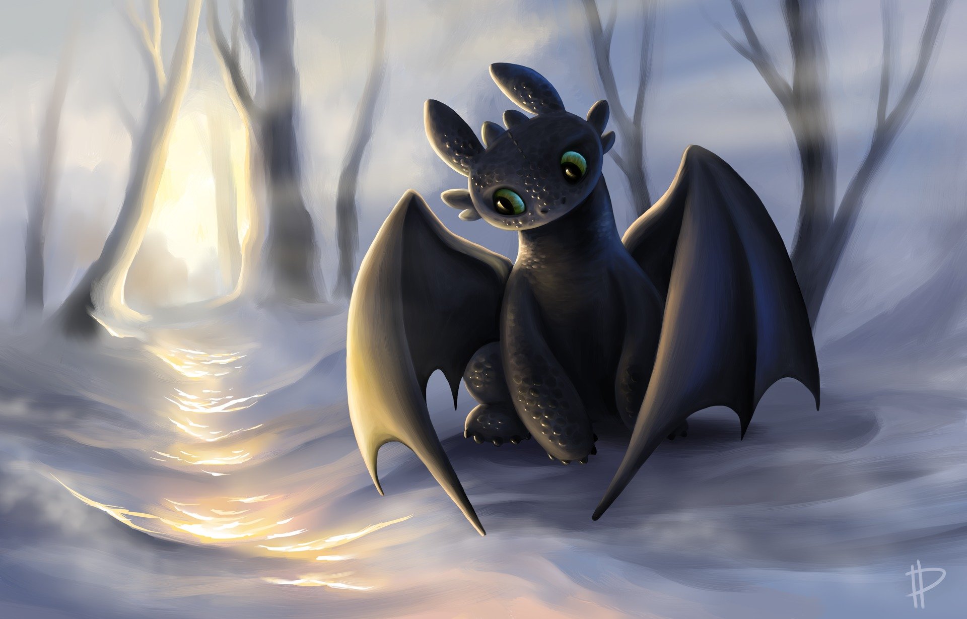 art rom-art dragon view game night fury sun snow how to train your dragon