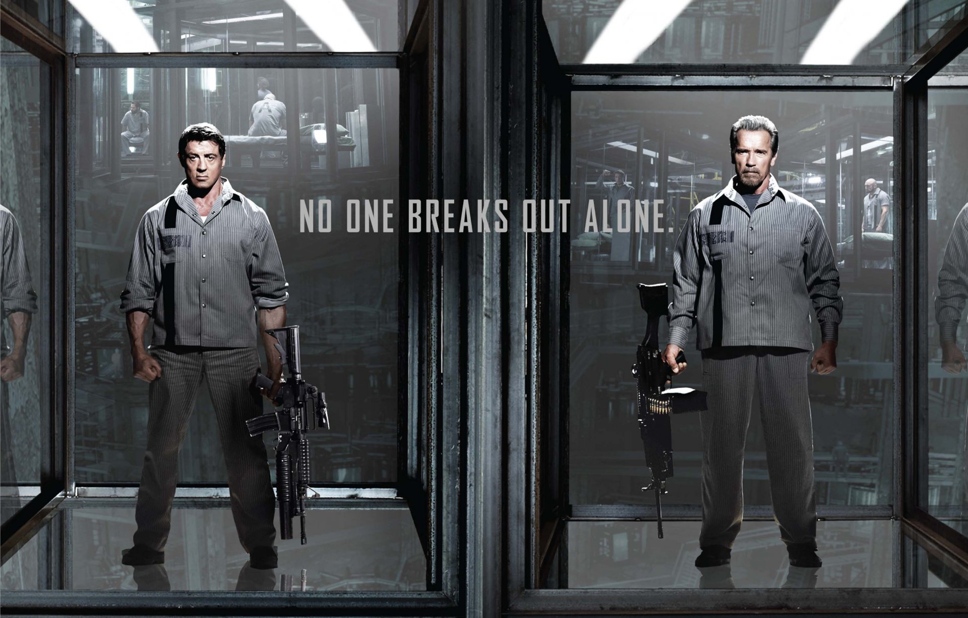 plan of escape escape plan sylvester stallone ray breslin arnold schwarzenegger swan rottmayer weapon machines prison