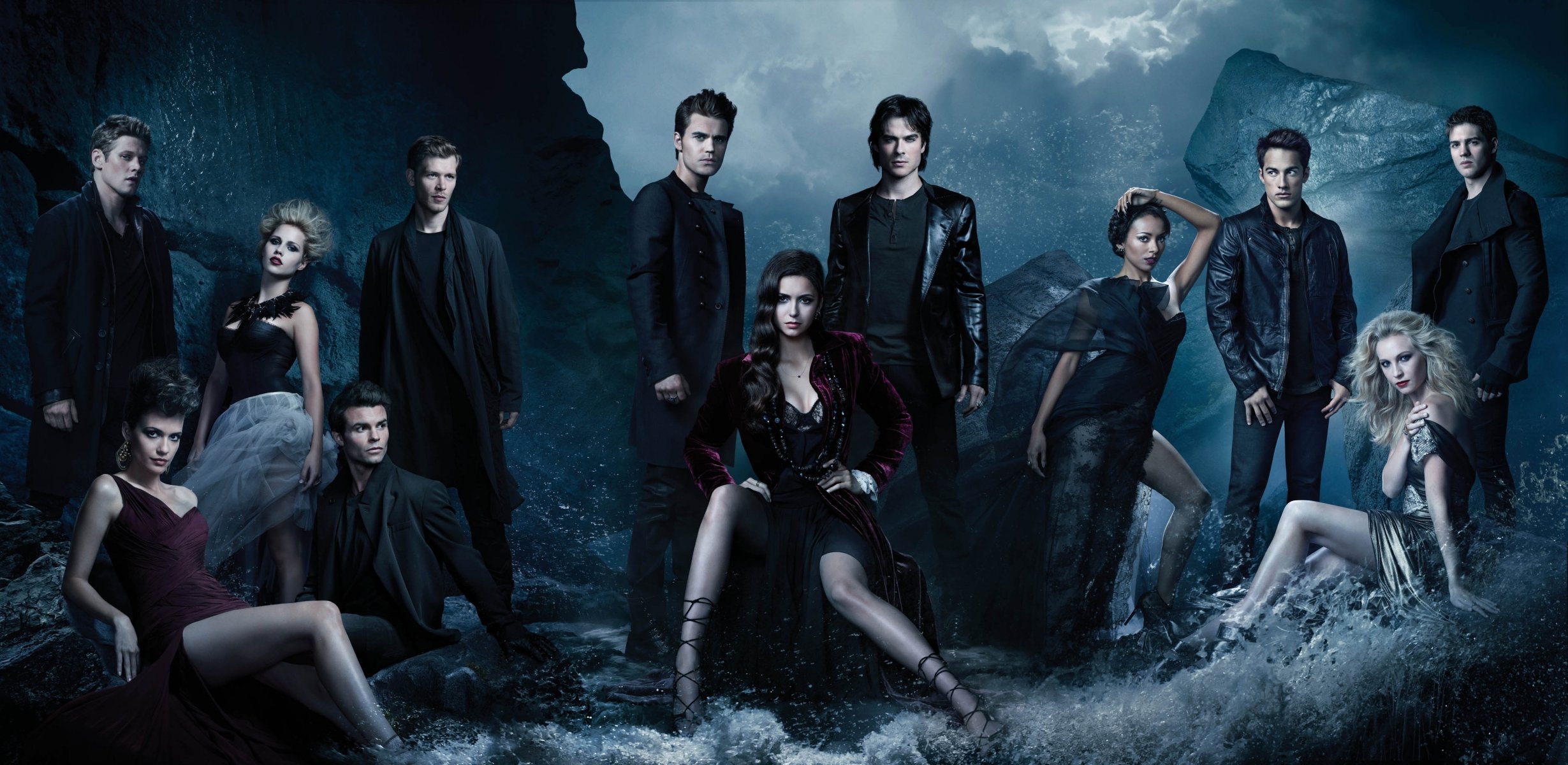 the vampire diaries stagione 4 serie tv zach roerig matt donovan torrie devito dr. meredith fell claire holt rebecca daniel gillies elia joseph morgan klaus paul wesley stefan salvatore nina dobrev elena ian somerhalder damon katerina grah