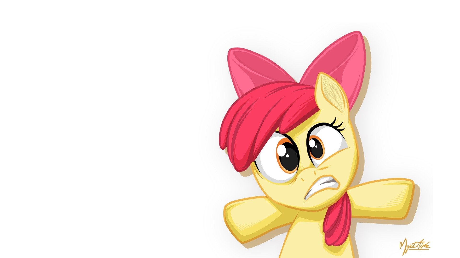 mi pequeño pony pony applebloom mysticalpha